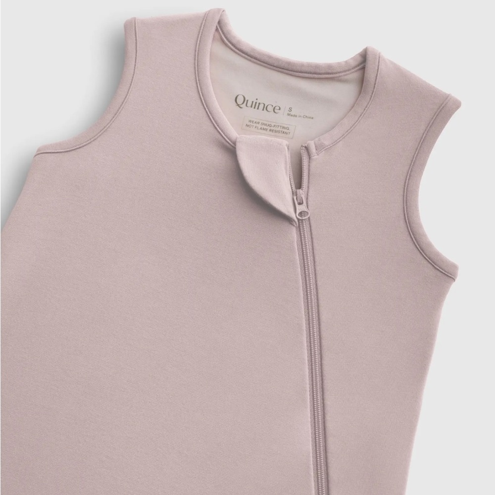 QUINCE Bamboo Sleep Bag Pale Pink Small